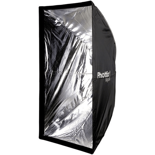 Phottix Raja Quick Folding Softbox 32x47In (80x120cm) with Bowens Style S Mount - Professional Photography Lighting Diffuser for Studio & Portrait Shoots