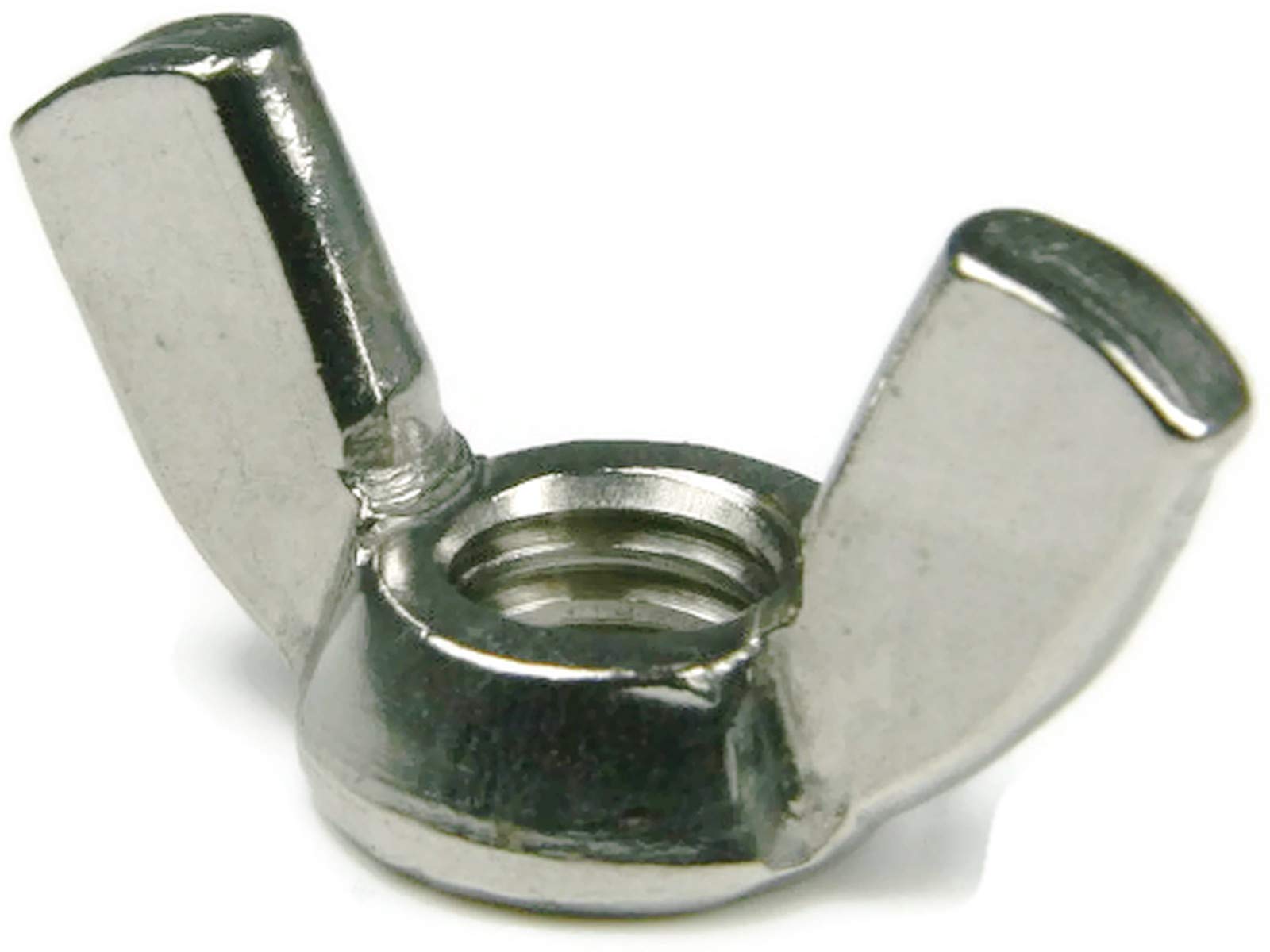 18-8 Stainless Steel Wing Nuts #12-24 (Pack of 25) - Corrosion Resistant Fasteners for DIY Projects, Furniture Assembly & Automotive Repairs