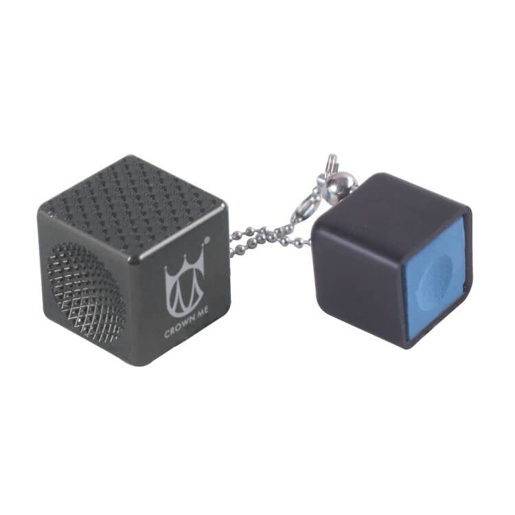 Premium Billiard Pool Cue Tip Tool Cube - Professional Cue Tip Repair Tool & Chalk Holder | Essential Billiard Accessories for Pool Players & Enthusiasts | Perfect for Home Game Rooms & Bars