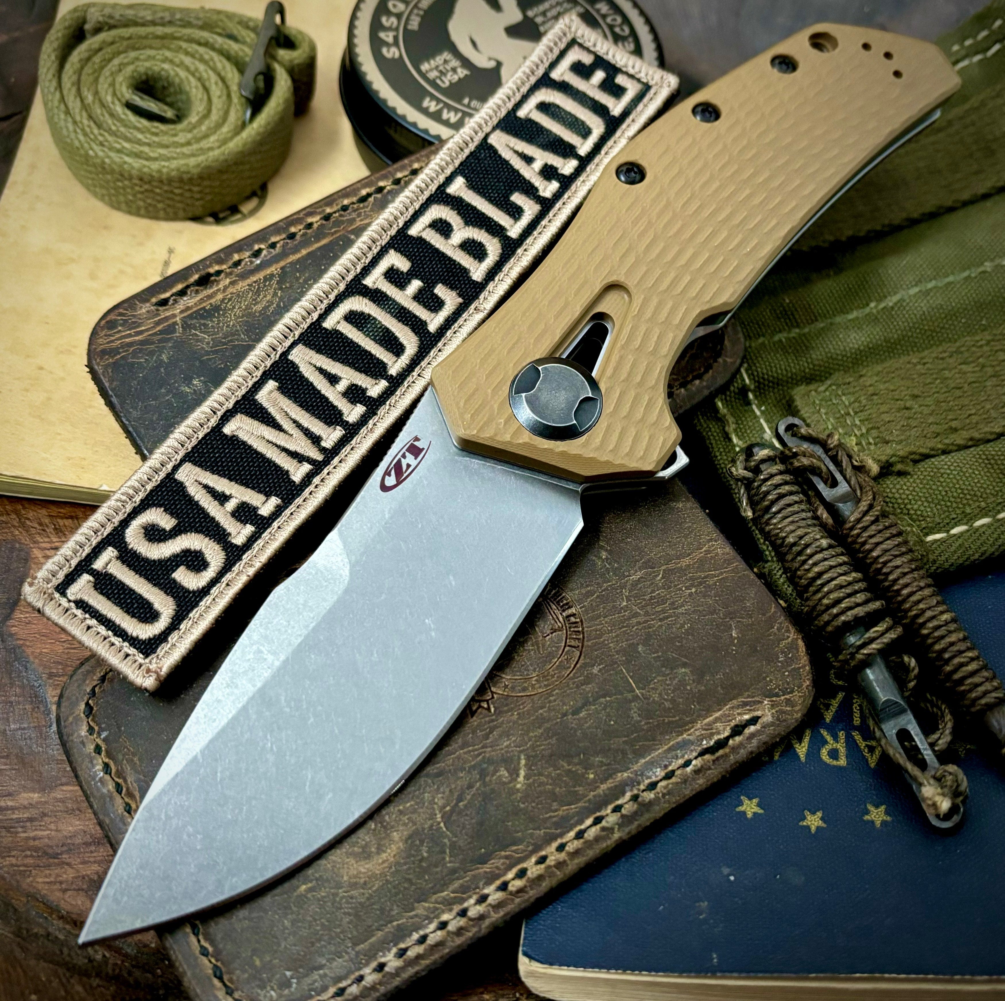 Zero Tolerance ZT0308 Folding Pocket Knife - EDC, Outdoor, Camping & Survival Tool