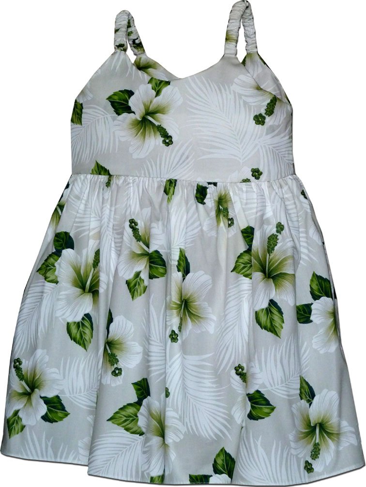 Pacific Legend Girl's Hawaiian Dress - Tropical Island Floral Print Summer Beach Dress for Girls | Perfect for Luau Parties, Vacations & Beach Getaways