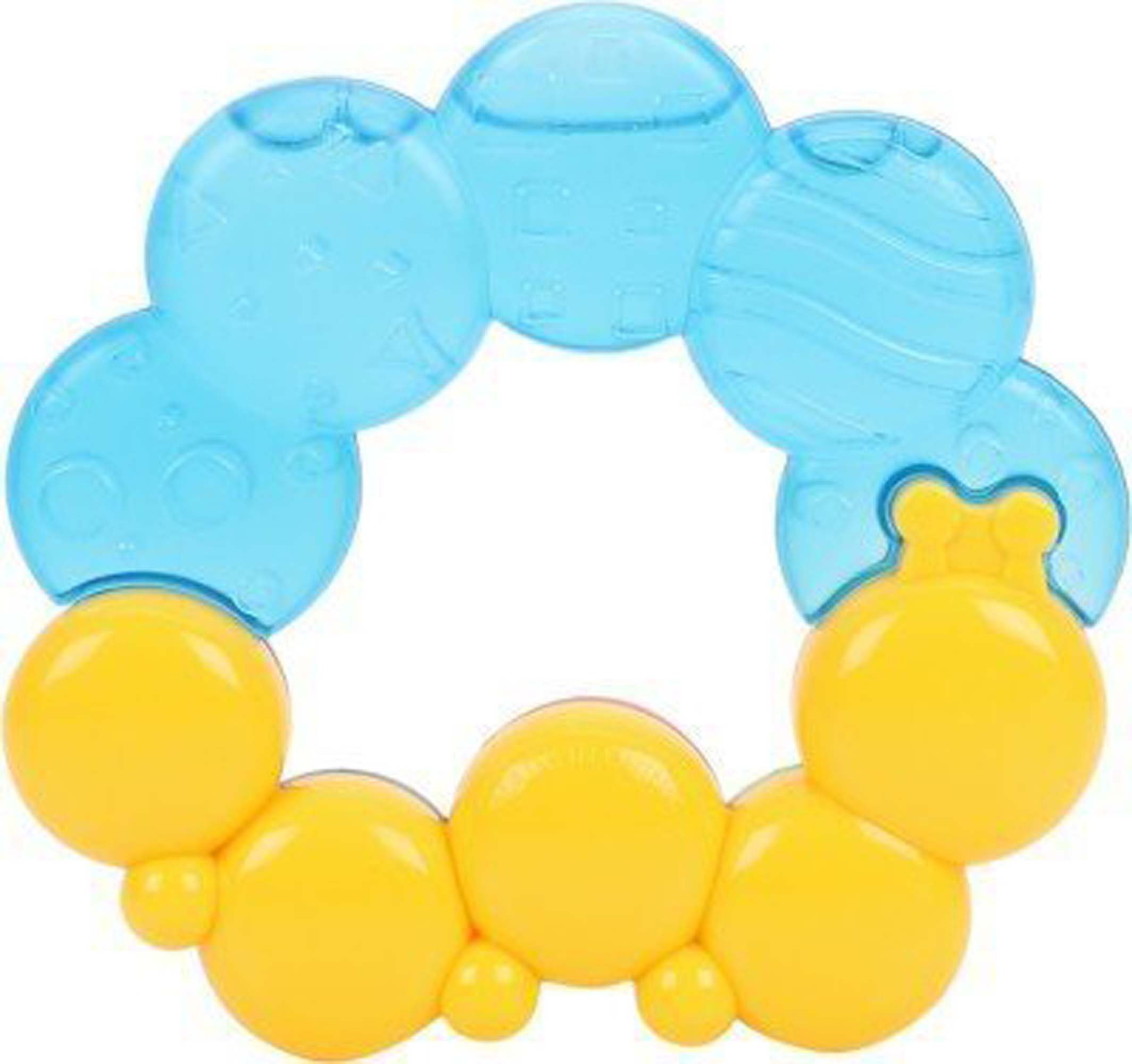 VBaby BPA Free Silicone Baby Teether Toy - Colorful Rattle & Pacifier for Infants 6+ Months | Soothing Teether for Teething Pain Relief & Sensory Play