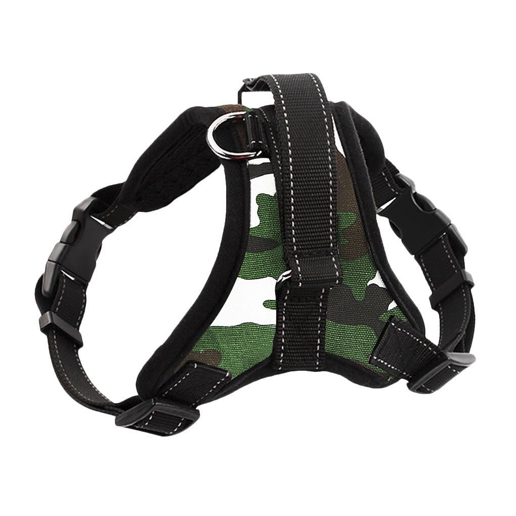 **Heavy Duty Adjustable Reflective No-Pull Dog Harness & Leash Set - Padded Chest Vest with Handle for Small, Medium & Large Dogs - Perfect for Training, Walking & Outdoor Adventures**