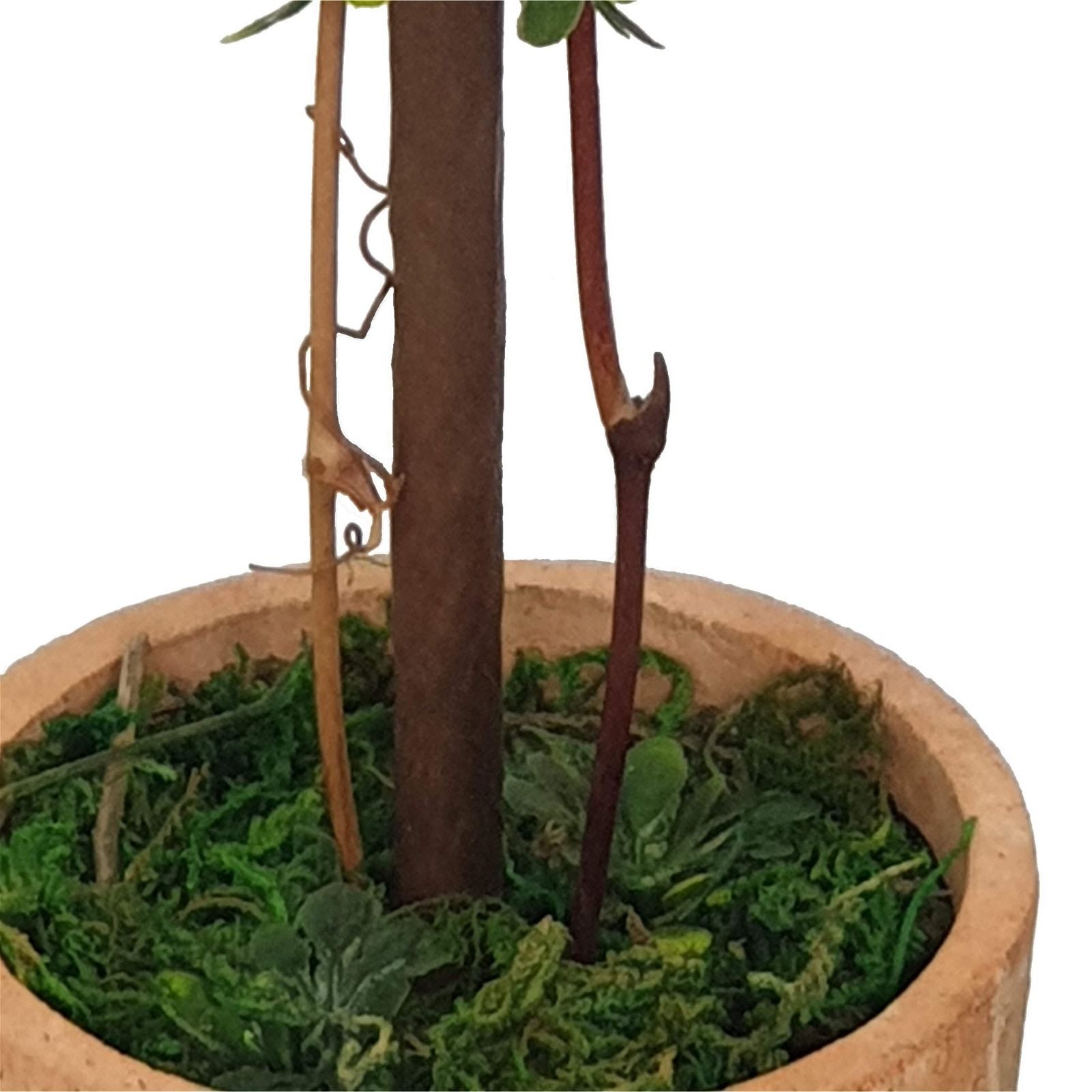 21cm Artificial Topiary Heart Plant in Terracotta Look Pot - Perfect for Home Decor, Wedding Centerpieces & Office Greenery - by Criterion