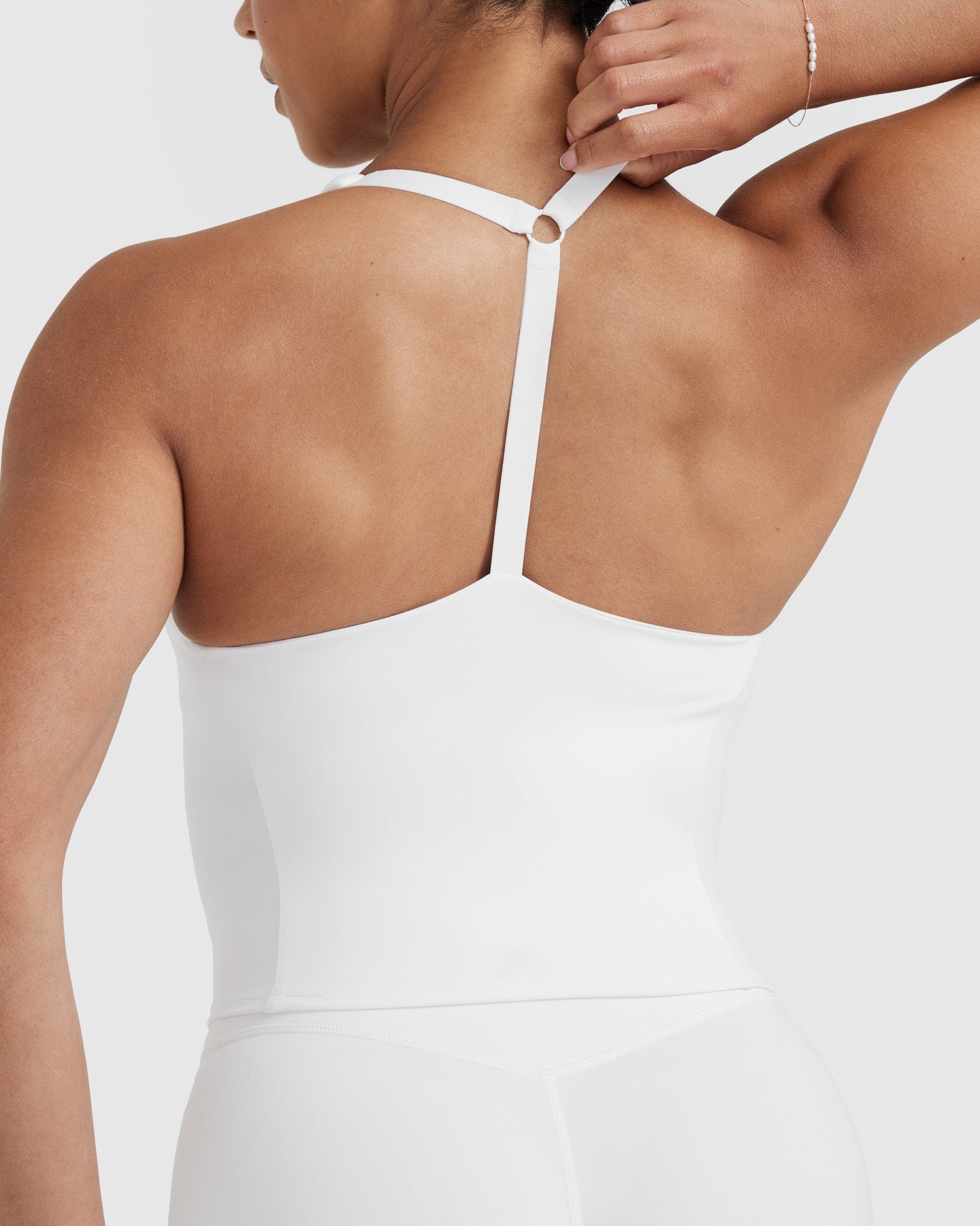 Timeless Square Neck Mid Vest for Women - Elegant White Summer Layering Piece | Casual Outfits, Beach Cover-Up, Office Wear