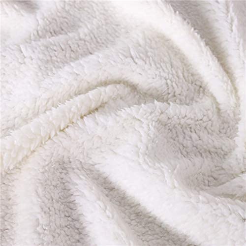 Cozy Cow Print Sherpa Fleece Blanket - Soft Plush Farm Animal Throw for Boys, Girls & Women (50x60 Inches) - Perfect for Bed, Sofa, Nursery & Farmhouse Decor