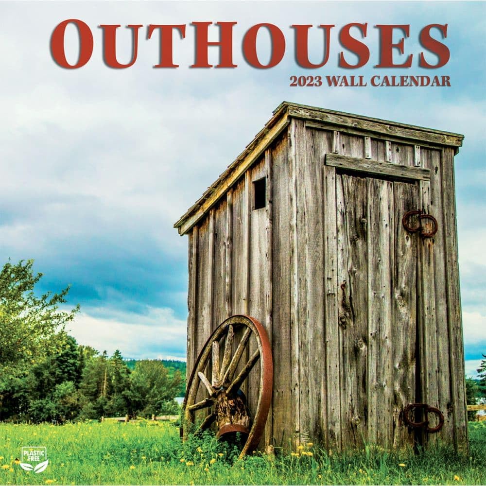 Turner Photographic Outhouses 12x12 Inch Wall Calendar 2023 - Vintage Outdoor Photography, Perfect for Home, Office, or Cabin Decor (23998013002) | Great Gift for Nature Lovers & Photography Enthusiasts