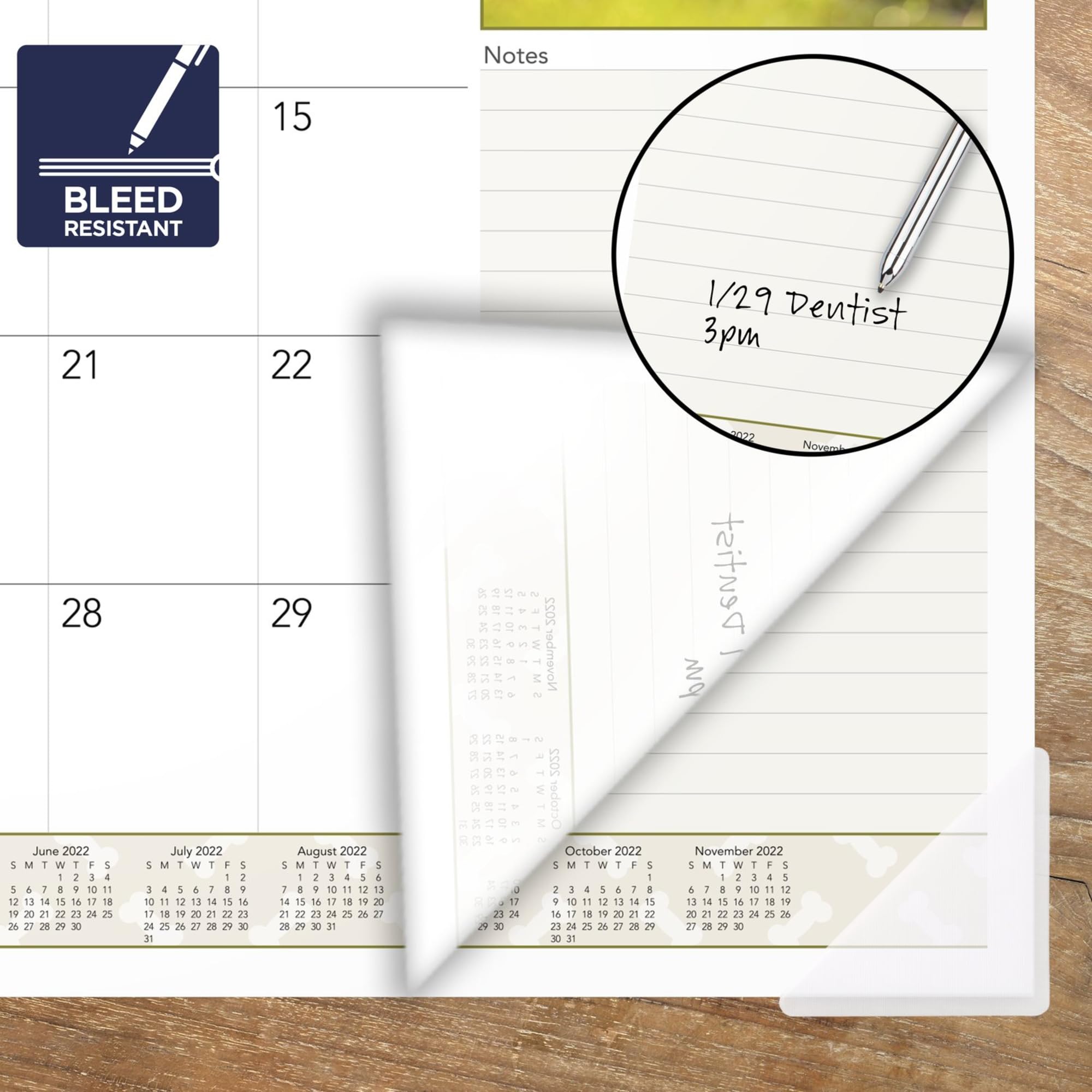 2023 AT-A-GLANCE Monthly Desk Calendar Planner - 21.75