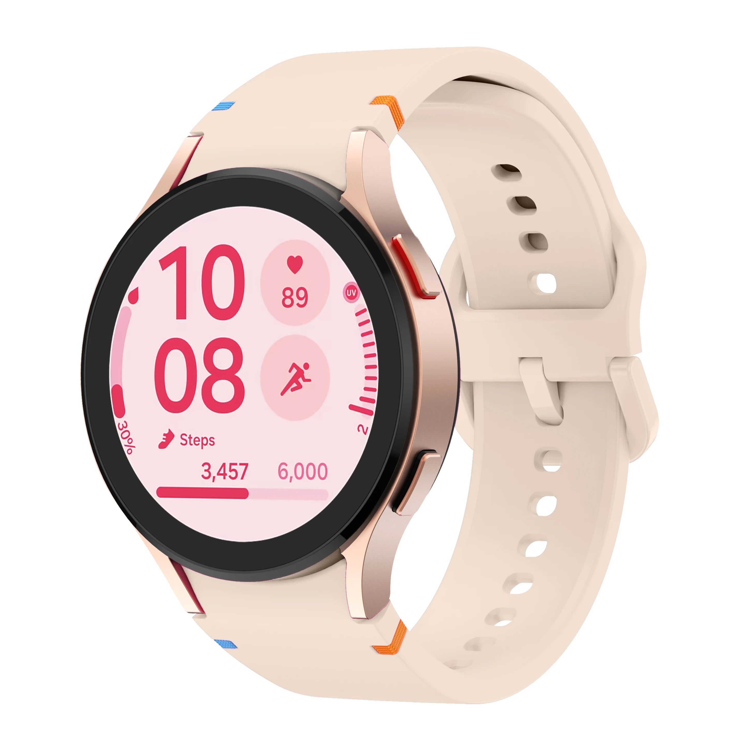 Samsung Galaxy Watch Sporty Silicone Bands - Durable, Comfortable & Stylish for Running, Workouts & Everyday Wear