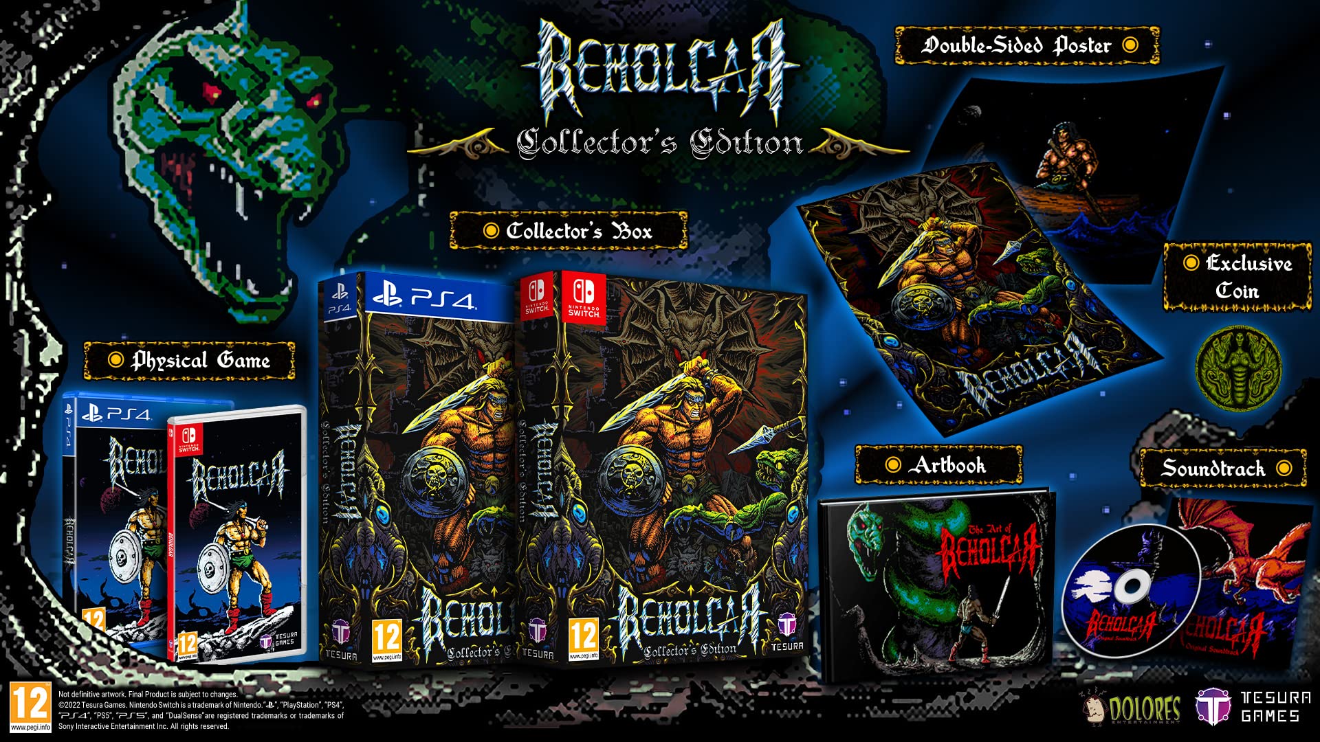 Beholgar Collector Edition Nintendo Switch European Version - Pre-Order Available from March 31, 2023 | Limited Edition Game for Nintendo Switch Fans | Perfect for Gaming Collectors and Retro Enthusiasts