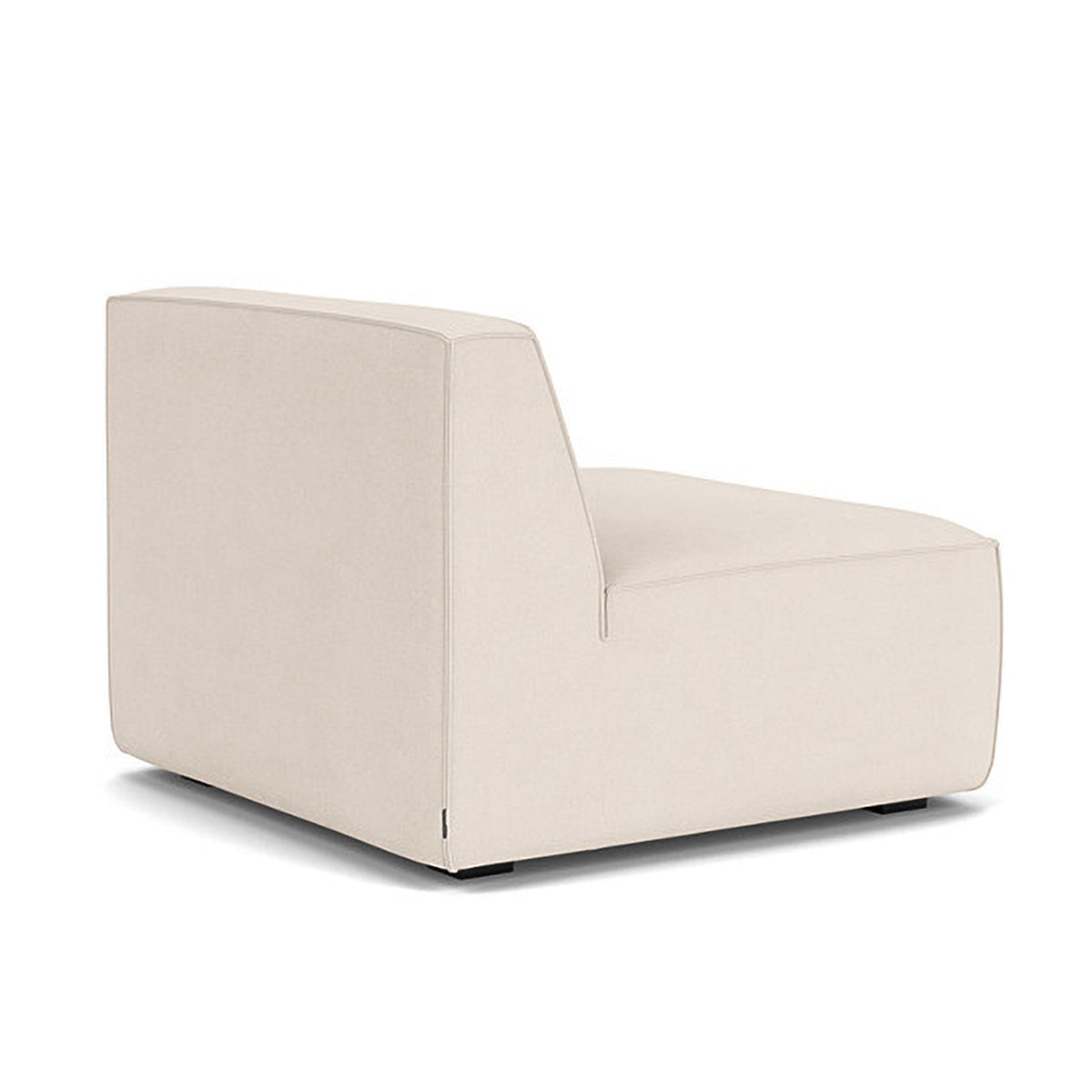 Modern Dane Fabric 1-Seater Modular Armless Sofa - Perfect for Small Spaces, Apartments & Contemporary Living Rooms