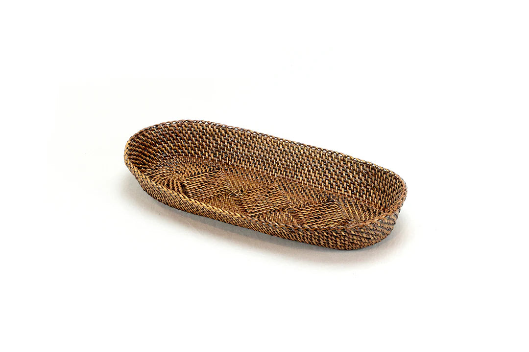 Elegant Oval Baguette Baskets - Perfect for Bread Storage, Picnics, and Rustic Home Decor