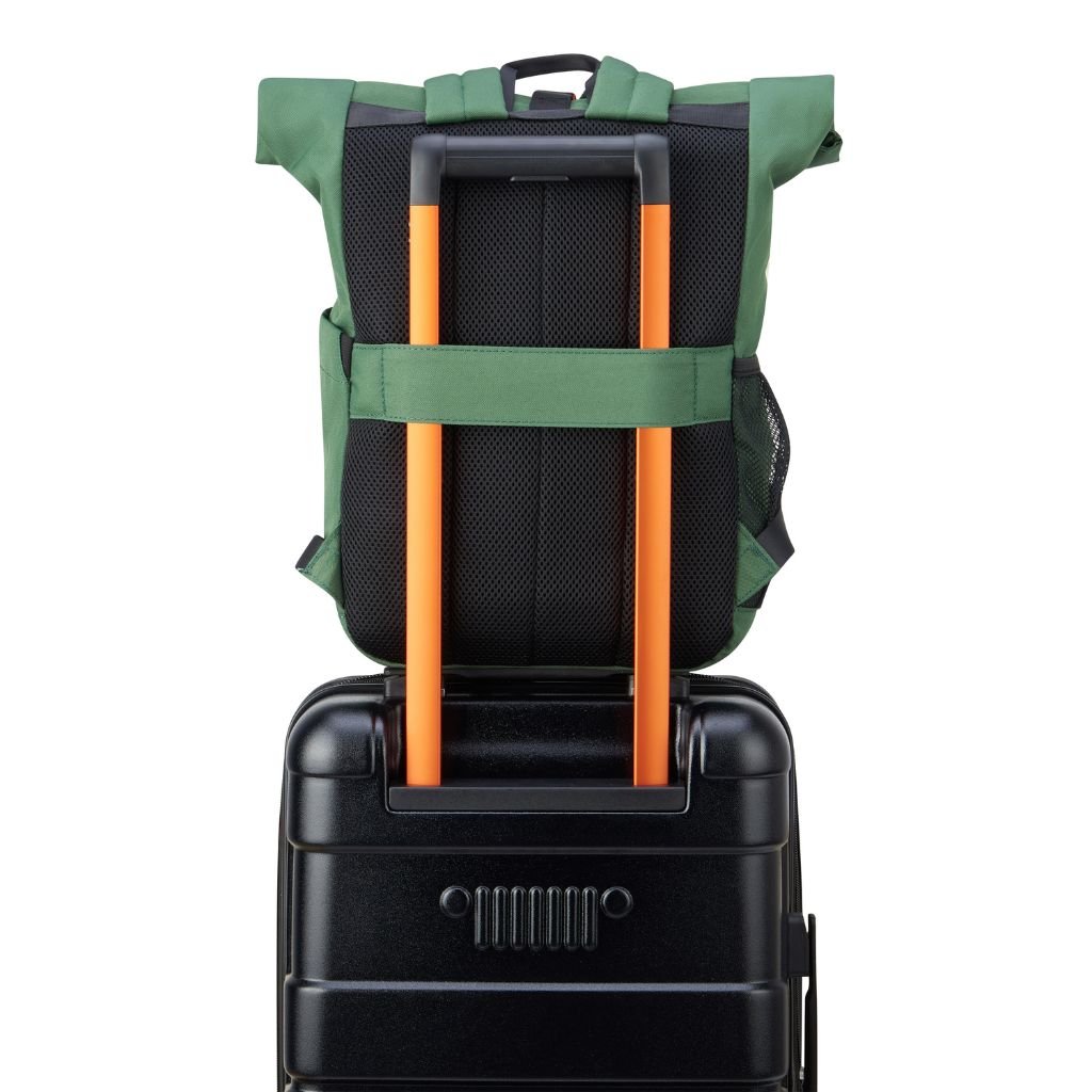 Jeep Rolltop 17 Inch Waterproof Laptop Backpack for Men & Women - Durable Green Travel Backpack for Work, School & Outdoor Adventures