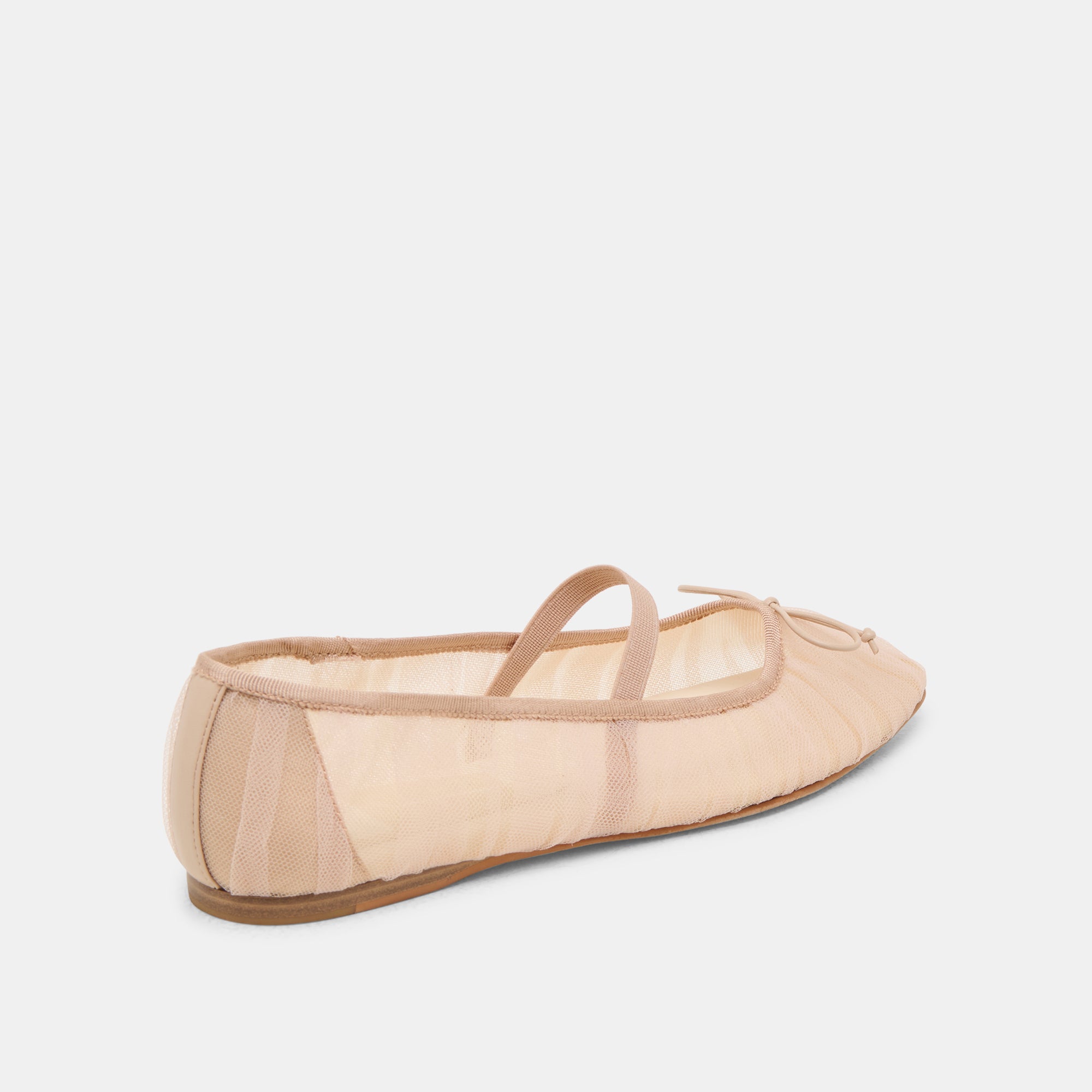 RAEVEN Women's Ballet Flats - Praline Tulle Comfortable Slip-On Shoes for Work, Wedding & Casual Wear