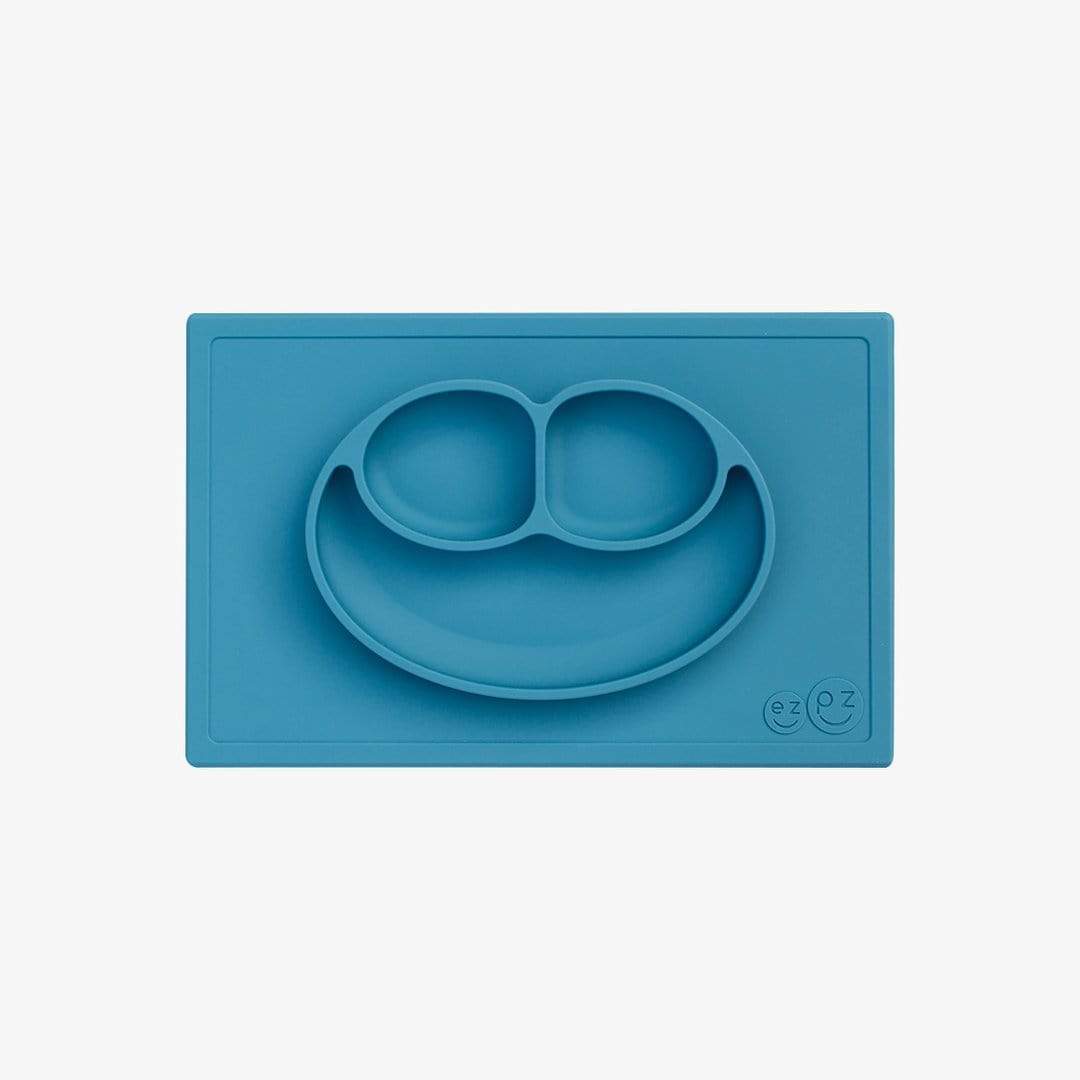 Ezpz Happy Mat - Silicone Suction Plate for Babies & Toddlers - Fun Feeding Time - Perfect for High Chairs, Tables & Travel - BPA-Free, Dishwasher Safe