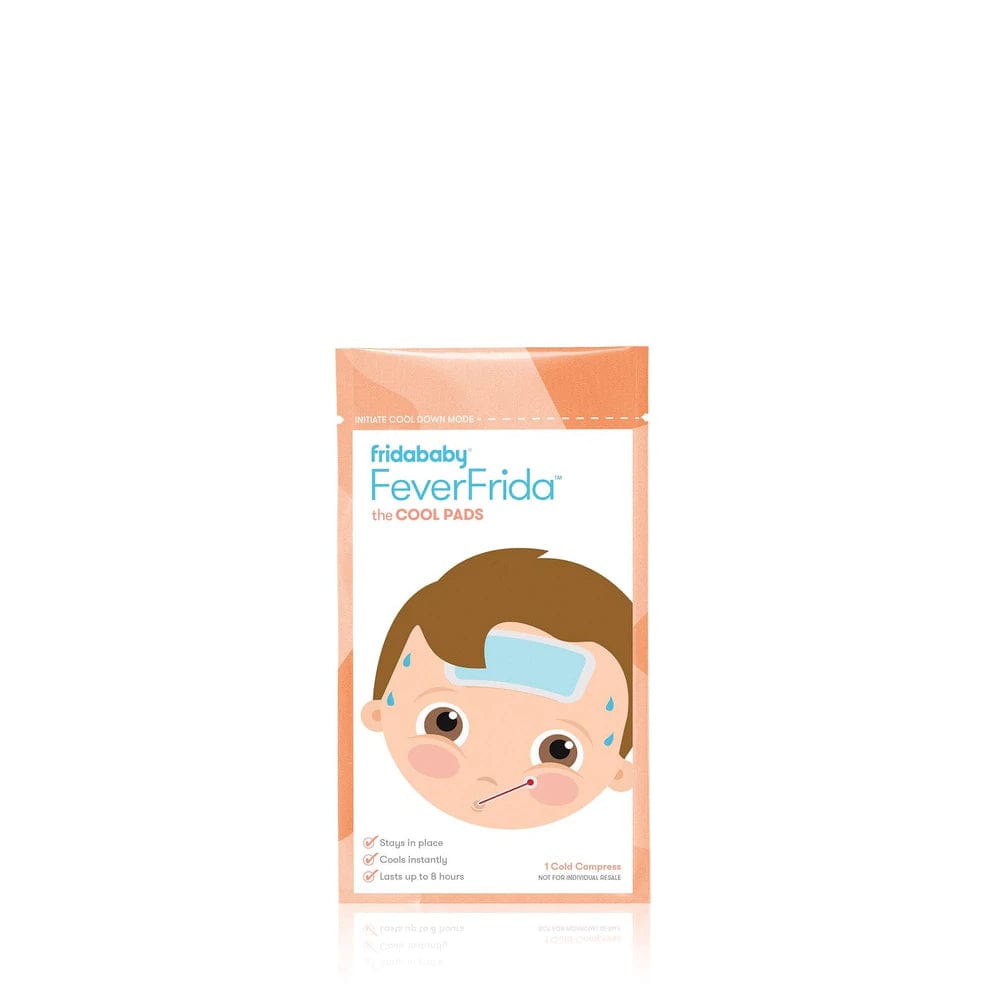 Fridababy Feverfrida Cool Pads for Babies - Soothing Gel Pads for Fever Relief & Comfort - Perfect for Teething, Vaccinations & Sick Days