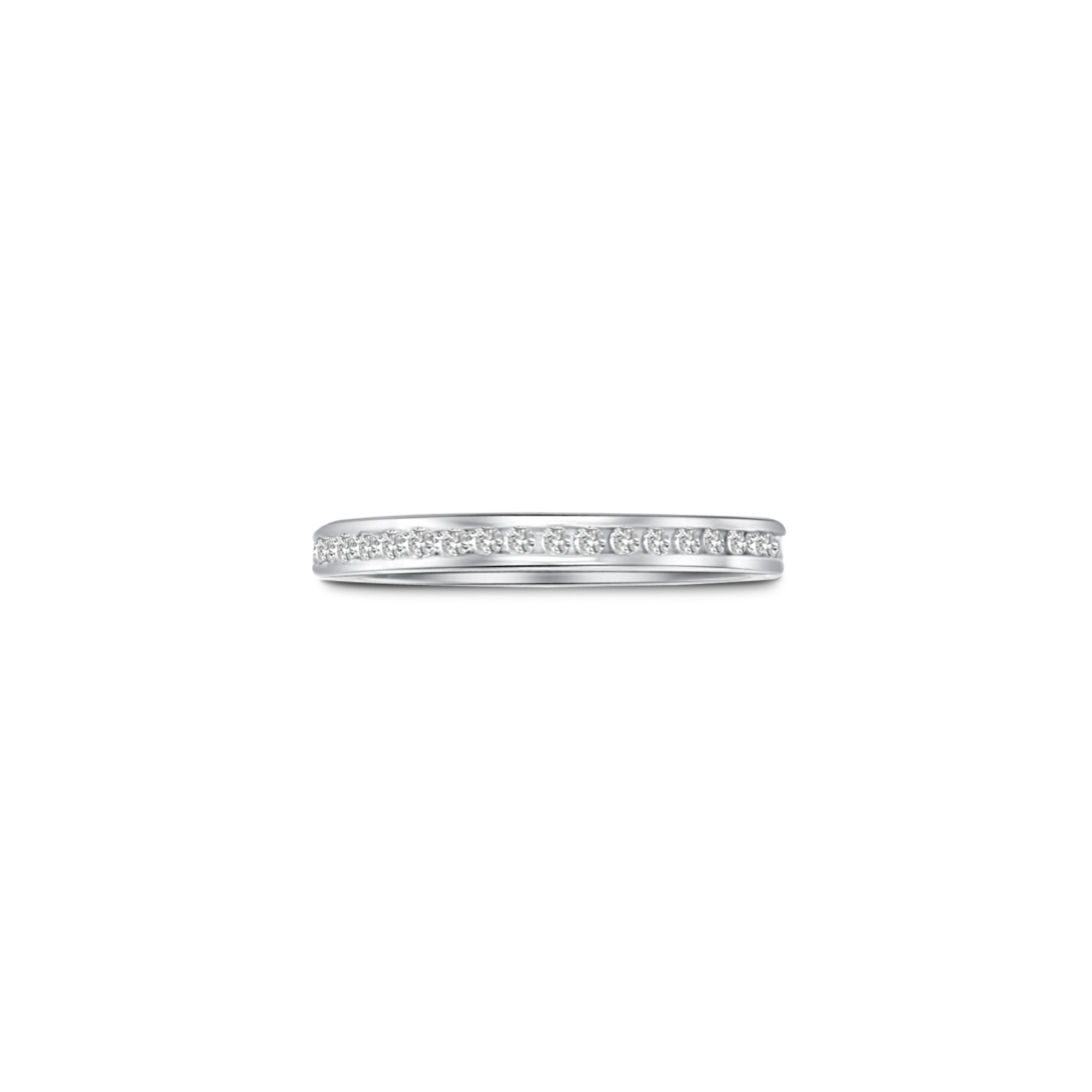 Eternity Diamond Channel Set Wedding Band .40cttw in 14k White, Rose & Yellow Gold - Perfect for Anniversaries, Engagements & Bridal Jewelry
