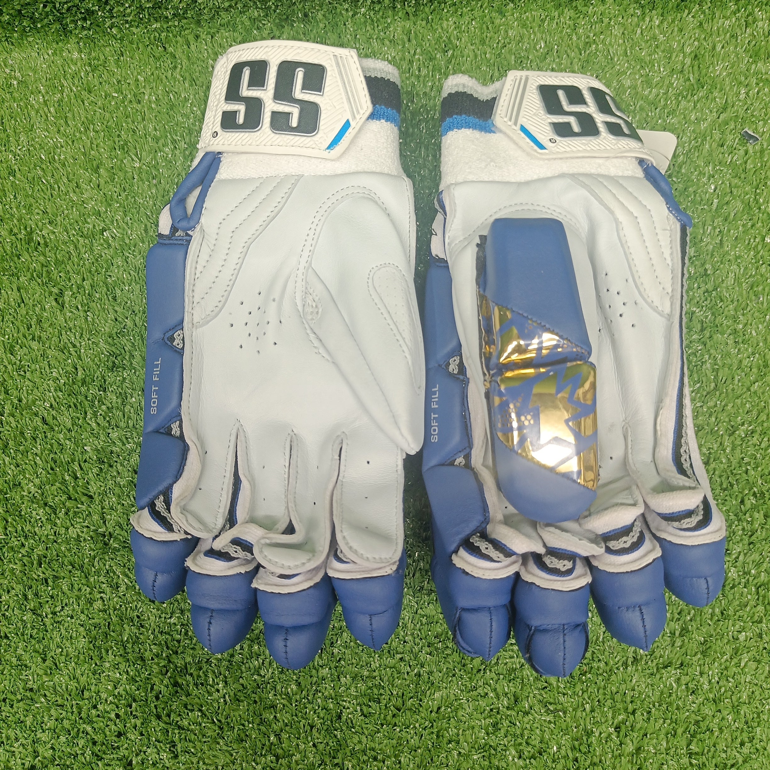 SS Super Test Mumbai Indians IPL Cricket Batting Gloves - Professional Quality for Cricket Matches & Training - Perfect for IPL Fans & Players