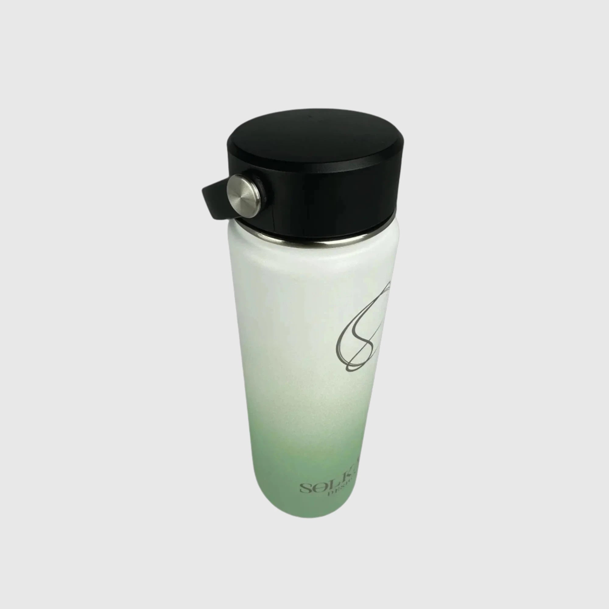 Pastel Green Insulated Stainless Steel Water Bottle 650ml (22oz) - Keep Drinks Cold/Hot for 24 Hours - Perfect for Gym, Hiking & Office Use