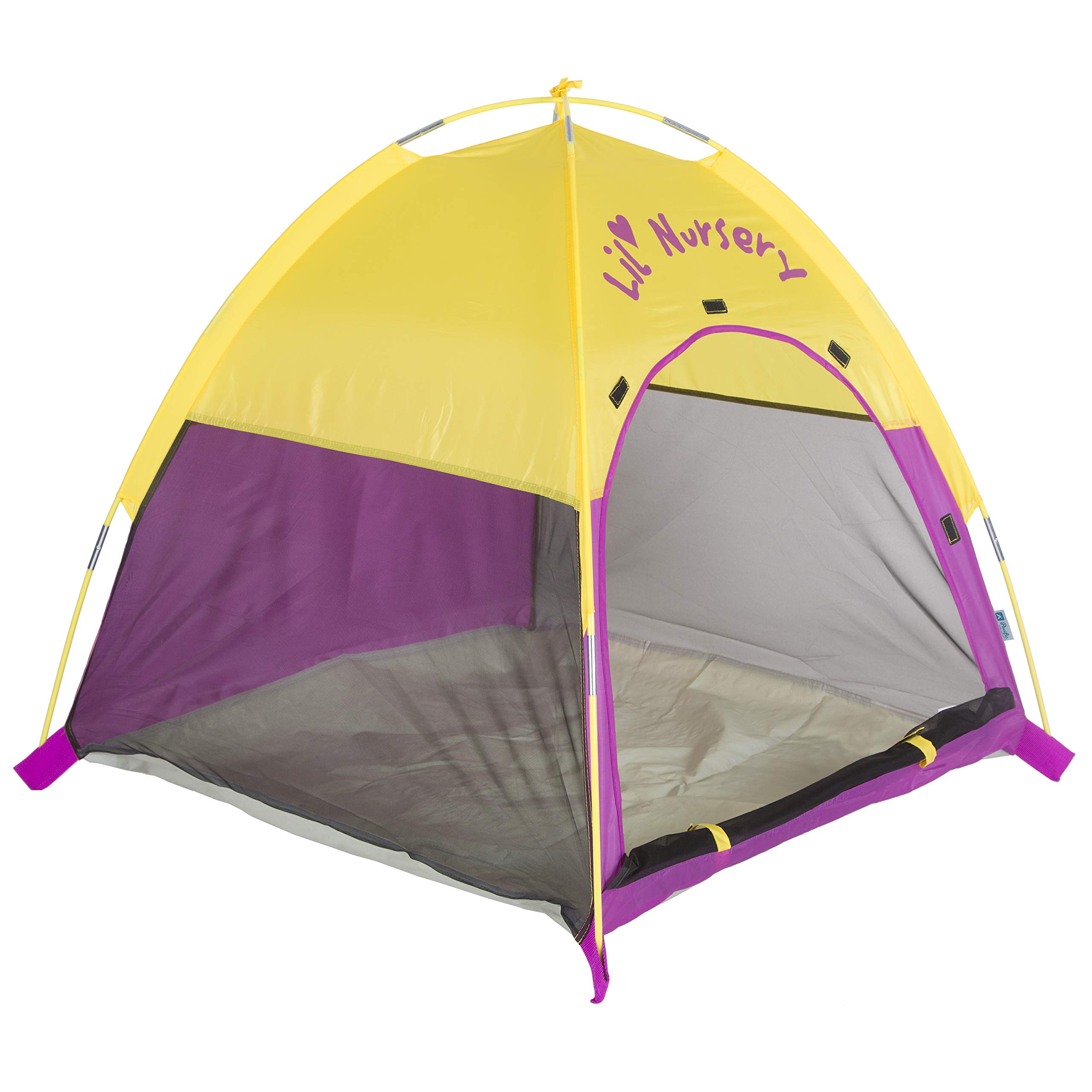 Pacific Play Tents Lil Nursery - Portable Baby Play Tent & Sun Shelter for Infants Toddlers | Indoor Outdoor Playhouse, Beach Park Daycare Nursery Decor