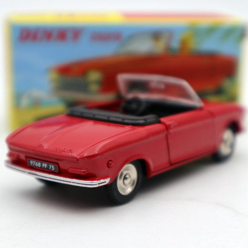 Atlas 1:43 Scale Dinky Toys 511 Peugeot 204 Cabriolet Red Diecast Model Car - Limited Edition Collectible Toy Gift for Adults & Kids | Perfect for Display, Car Enthusiast Collections, and Birthday Presents