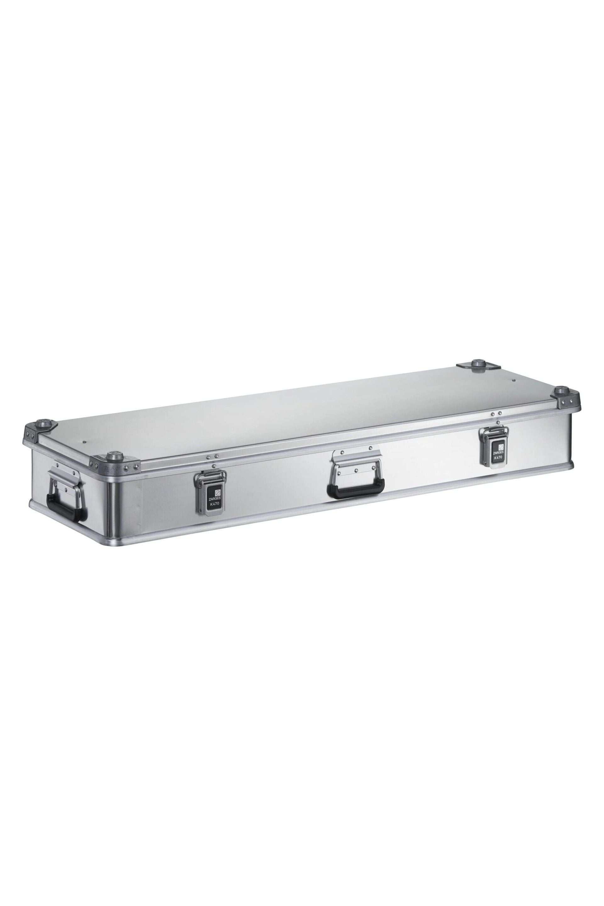 Zarges K470 60L Aluminum Cargo Storage Case - Heavy Duty Waterproof Transport Box for Tools, Equipment & Outdoor Gear - Perfect for Construction, Camping & Military Use