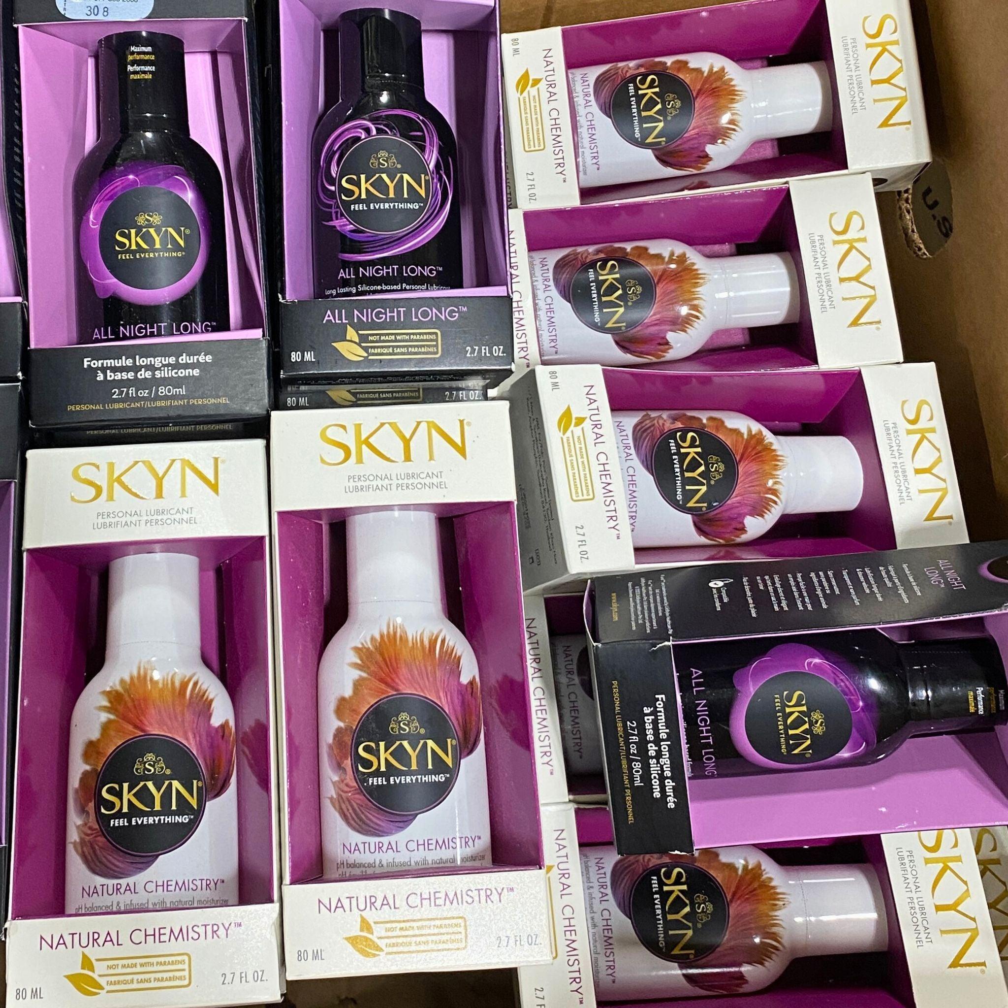 Skyn Personal Lubricant Water-Based Lube - 38 Count Bulk Pack for Couples, Intimate Moments & Sensitive Skin - Long Lasting & Hypoallergenic Lubricant for Enhanced Comfort & Pleasure