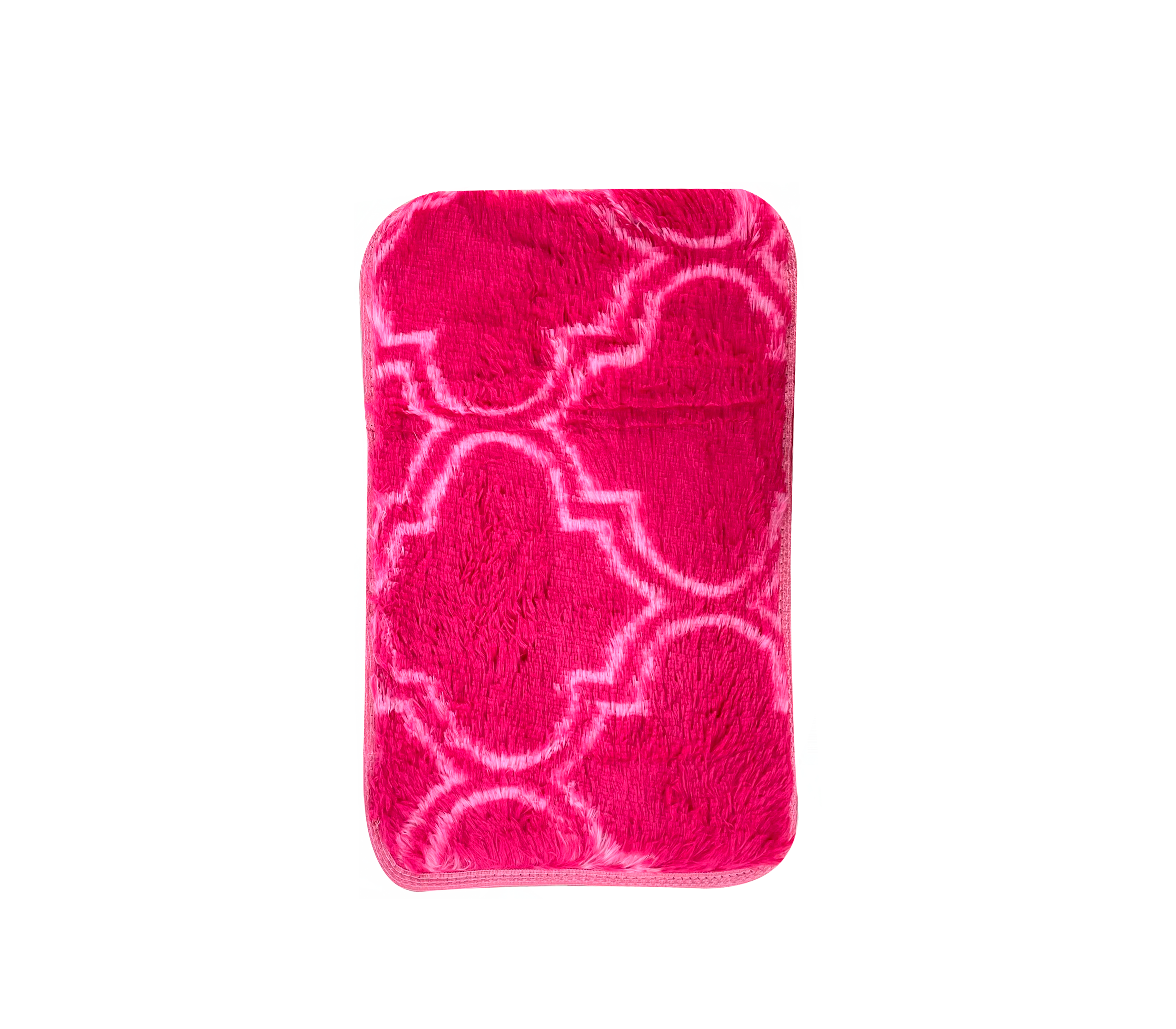 Soft Fluffy Faux Fur Area Rug with Stylish Print - 40x60cm (16x24 Inches) - Perfect for Bedroom, Living Room & Dorm Decor - 7 Mares Collection