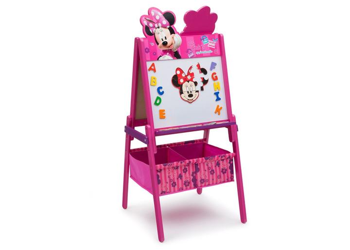 Minnie Mouse Wooden Double-Sided Kids Art Easel - Perfect for Drawing, Painting & Learning Activities at Home or School