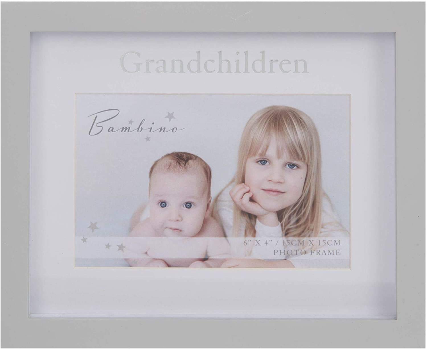 Personalized Grandchildren Photo Frame in Elegant Lidded Gift Box - Perfect for Grandparents Day, Christmas Gifts & Family Keepsakes