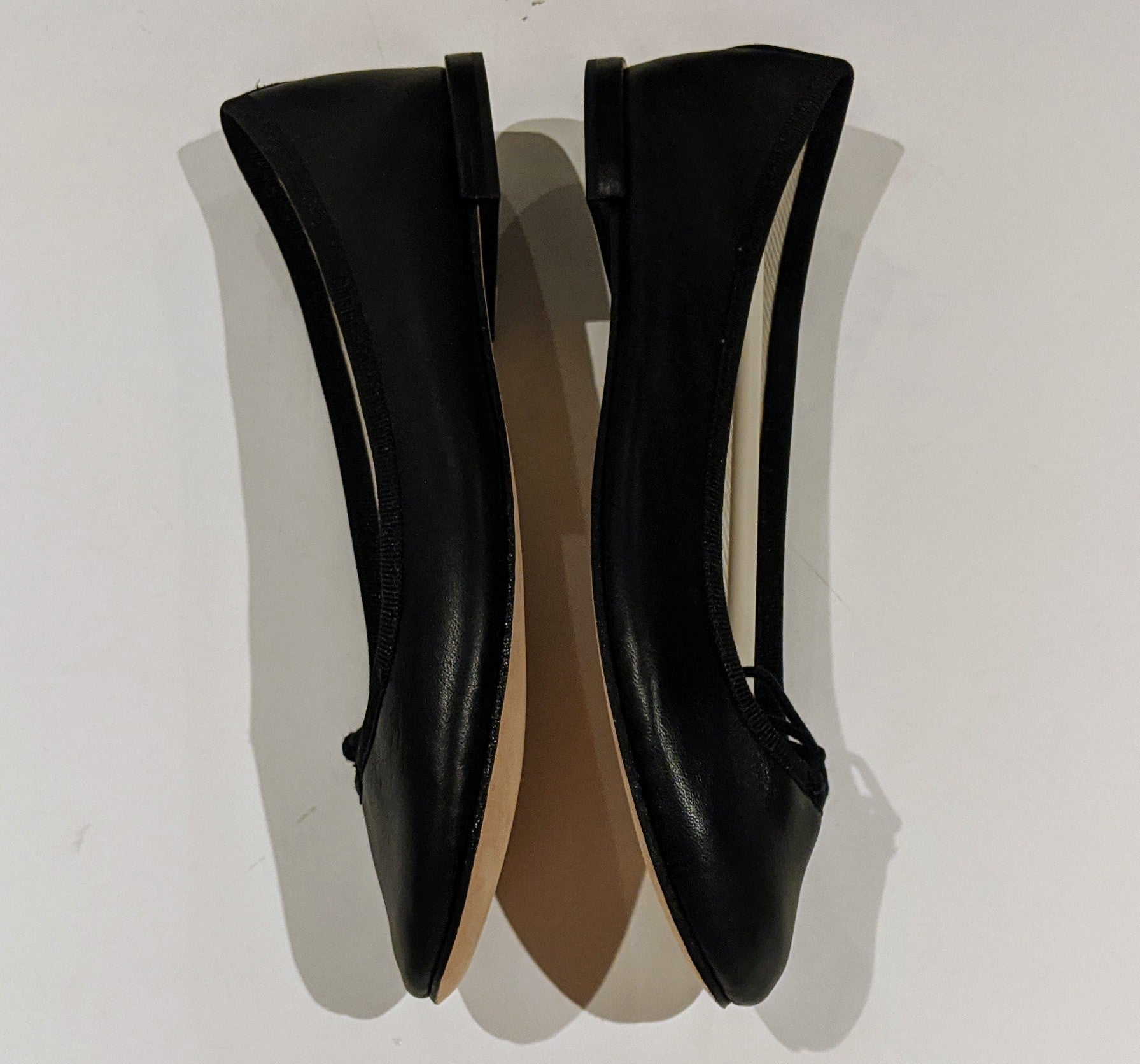 Repetto BB Cendrillon Black Leather Ballet Flats - Women's Comfortable Ballerina Shoes for Dance, Work & Everyday Wear
