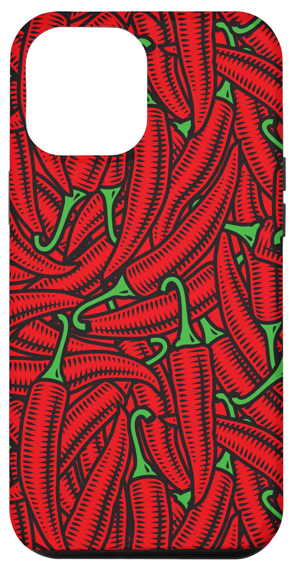 iPhone 12 Pro Max Case for Hot Sauce Lovers - Durable Red Chili Pepper Design - Perfect for Cooking Enthusiasts & Spicy Food Fans