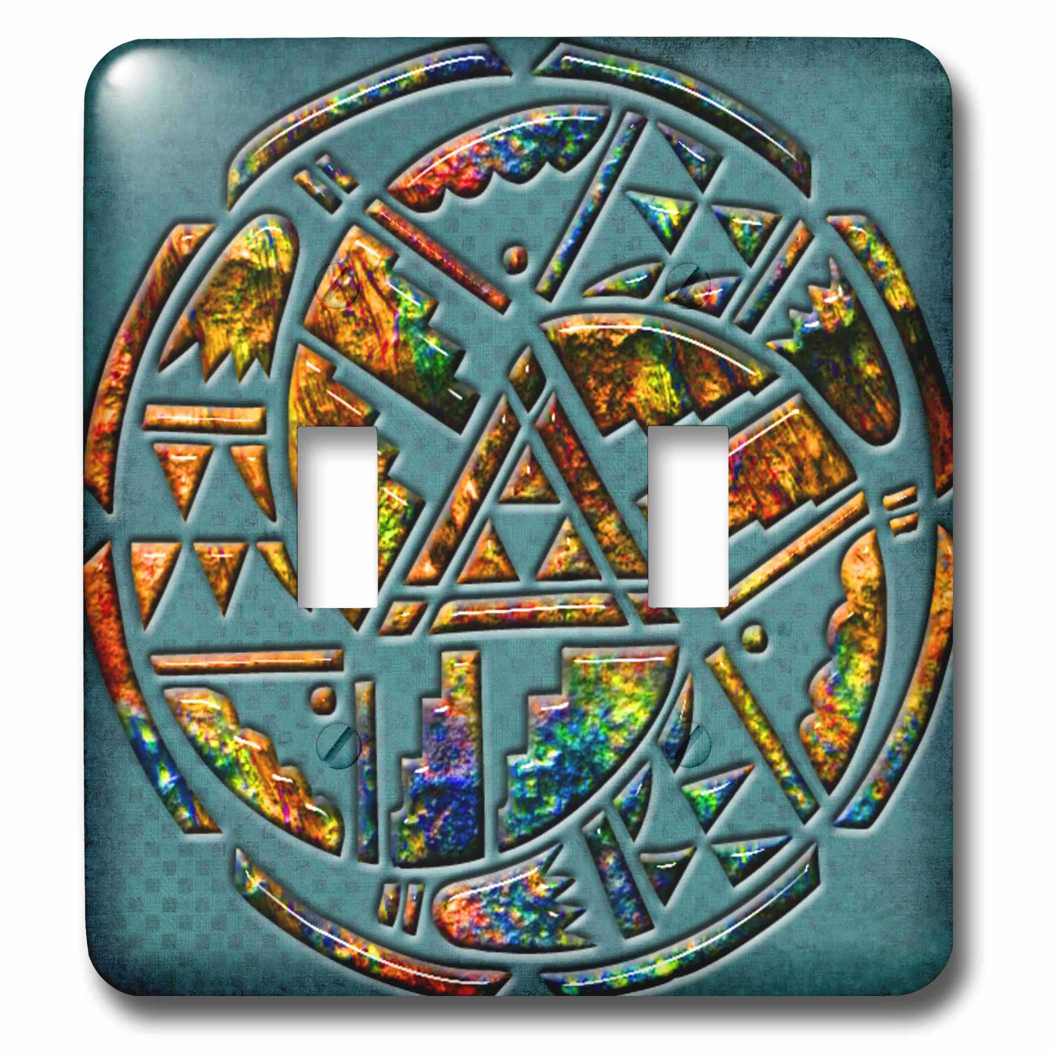 Unique Native American Art Light Switch Cover - Handcrafted 3D Design for Home & Office Decor | Perfect for Living Room, Bedroom, or Southwestern Style Interiors