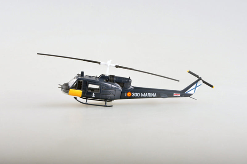 1/72 Scale Easy Model 36919 Huey UH-1F Helicopter - Spanish Marine Corps - Pre-Assembled Plastic Model Kit - US Stock - Perfect Birthday Gift for Kids & Military Collectors - Display, Collection, and Educational Toy for Aviation Enthusiasts