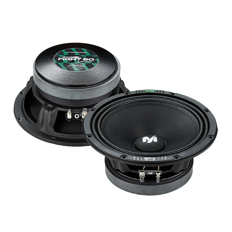 60W 6.5 Inch Mid Range Speakers Pair - High Power Car Audio System for Clear Sound | Perfect for Car Stereo Upgrade, Home Theater, and DJ Equipment