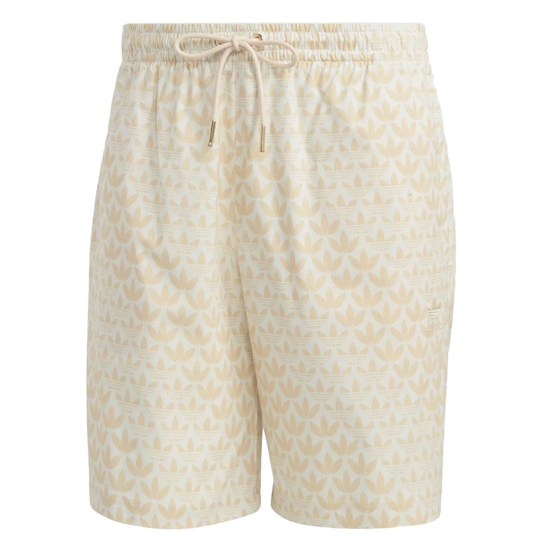 Adidas Men's Monogram Allover Print Athletic Shorts (IC5725) - Perfect for Running, Gym Workouts & Casual Wear