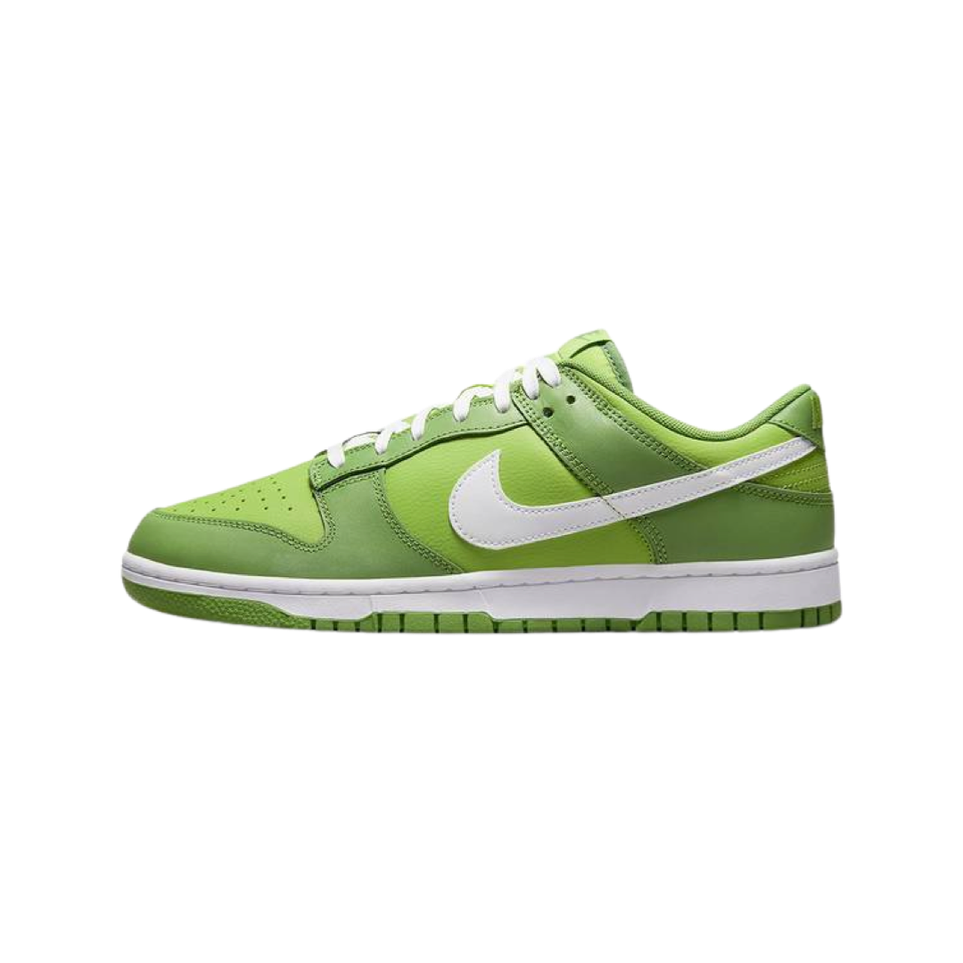 Nike Dunk Low Retro Sneakers - Vivid Green Chlorophyll Colorway | Men's & Women's Casual Shoes for Streetwear & Everyday Fashion
