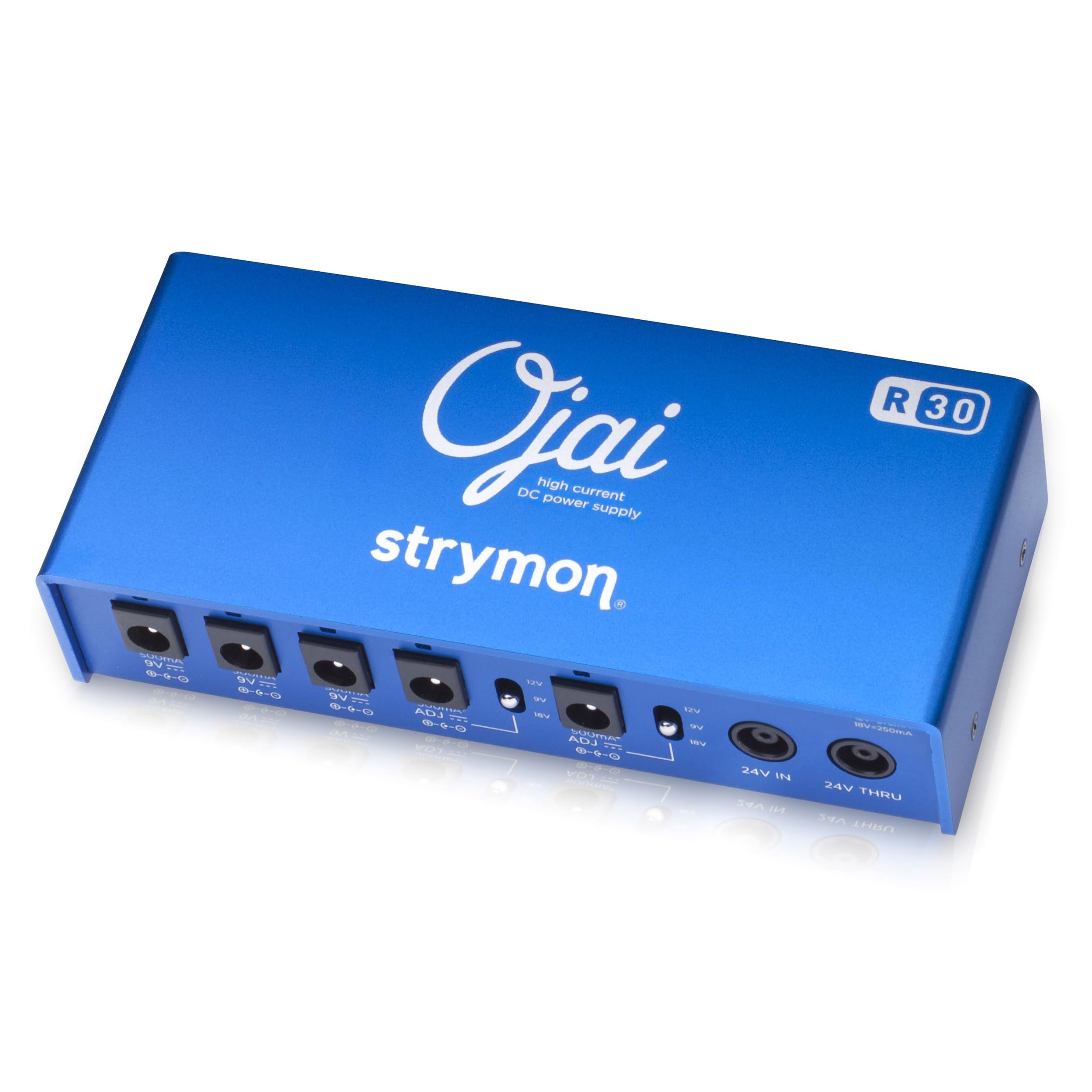 Strymon Ojai R30 High Current Guitar Pedal Power Supply Expansion Kit - 9V/12V/18V Compatible for Effects Pedals - 5 Outputs x 500mA Each - Perfect for Pedalboard Power & Professional Guitar Rigs