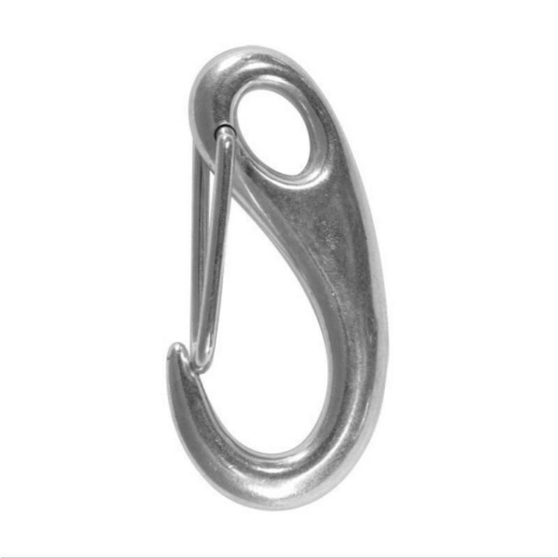 Stainless Steel BLA Snap Hooks with 6mm Rod - Heavy Duty Carabiner Clips for Outdoor Gear, Keychains, Dog Leashes & DIY Projects
