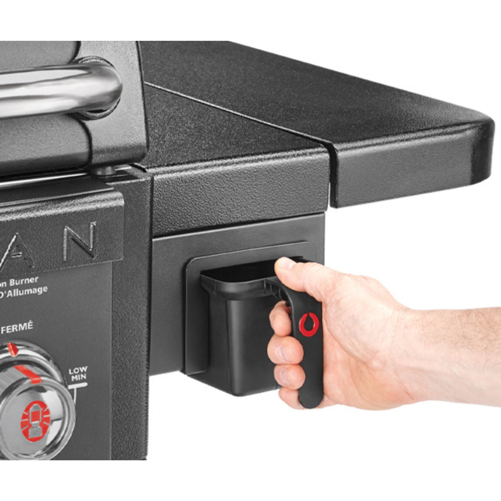 Coleman Revolution 2 Burner Propane Gas Grill - Portable Outdoor BBQ Grill with Glossy Black Finish | Perfect for Camping, Tailgating & Backyard BBQs