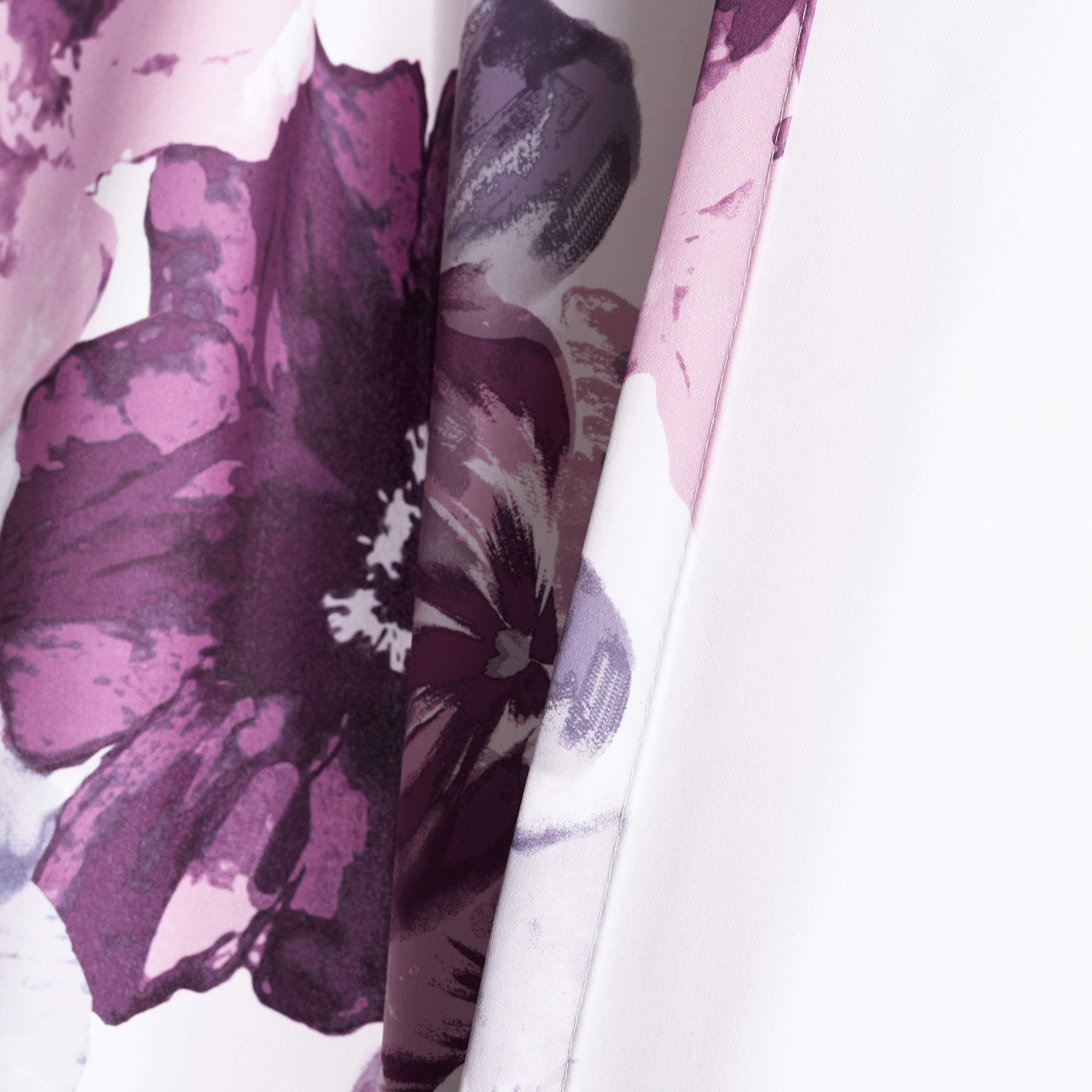 Lush Decor Leah Floral Blackout Curtains 52x95