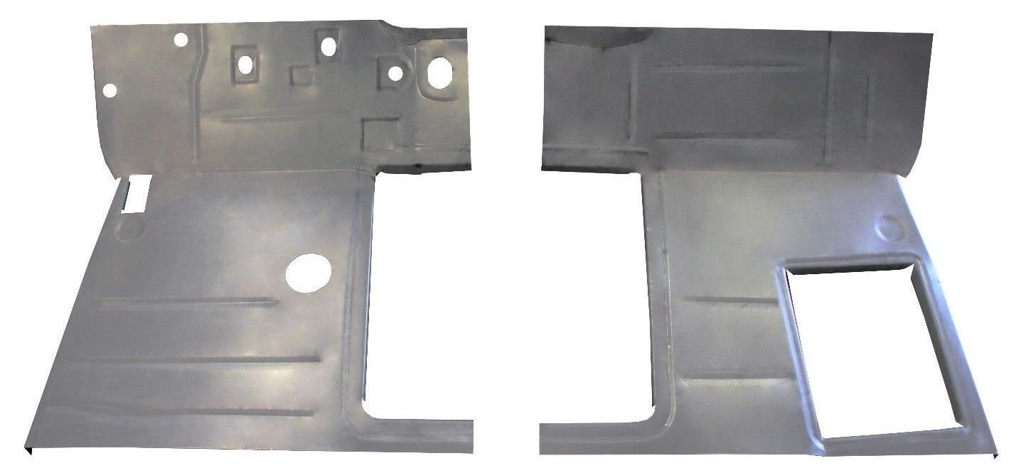 Compatible Front Floor Pans Pair for 1947-1954 Chevy Pickup Truck - Perfect for Restoration Projects & DIY Auto Repair