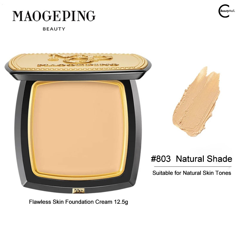 MAOGEPING Radiant Skin Flawless Cream Foundation - Long Lasting Full Coverage Makeup for Flawless Complexion | Perfect for Daily Wear, Special Occasions & Photography