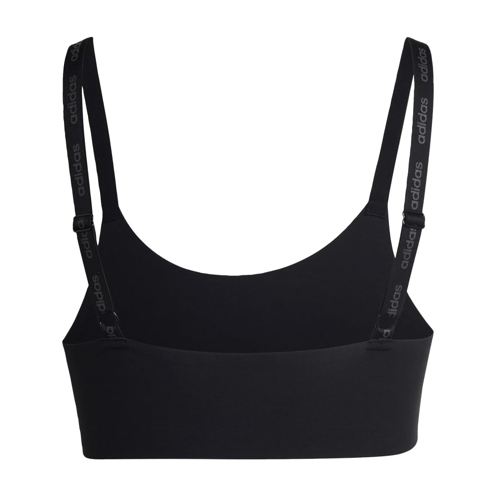 adidas Women's Micro Flex Wireless Seamless Lounge Bra - Comfortable Yoga Sports Bra for Workout, Running & Casual Wear
