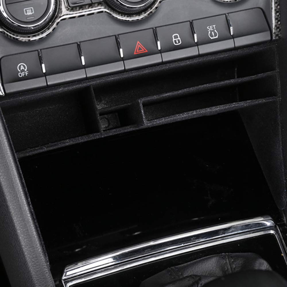 BONV 1PC ABS Car Center Console Organizer for Skoda Kodiaq - Phone, Card & Wallet Storage Box | Interior Accessories | Perfect for Road Trips & Daily Commute