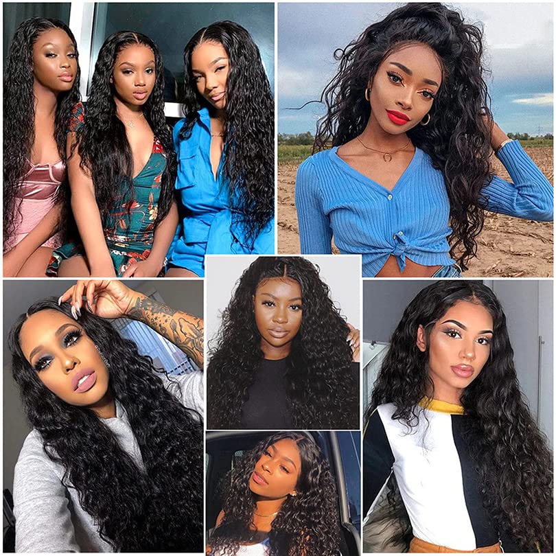 100 Strand Brazilian Wet & Wavy Human Hair Extensions - Keratin I-Tip Microlinks for Natural Curls (26 Inch, Natural Color) - Perfect for Daily Styling, Parties & Special Occasions