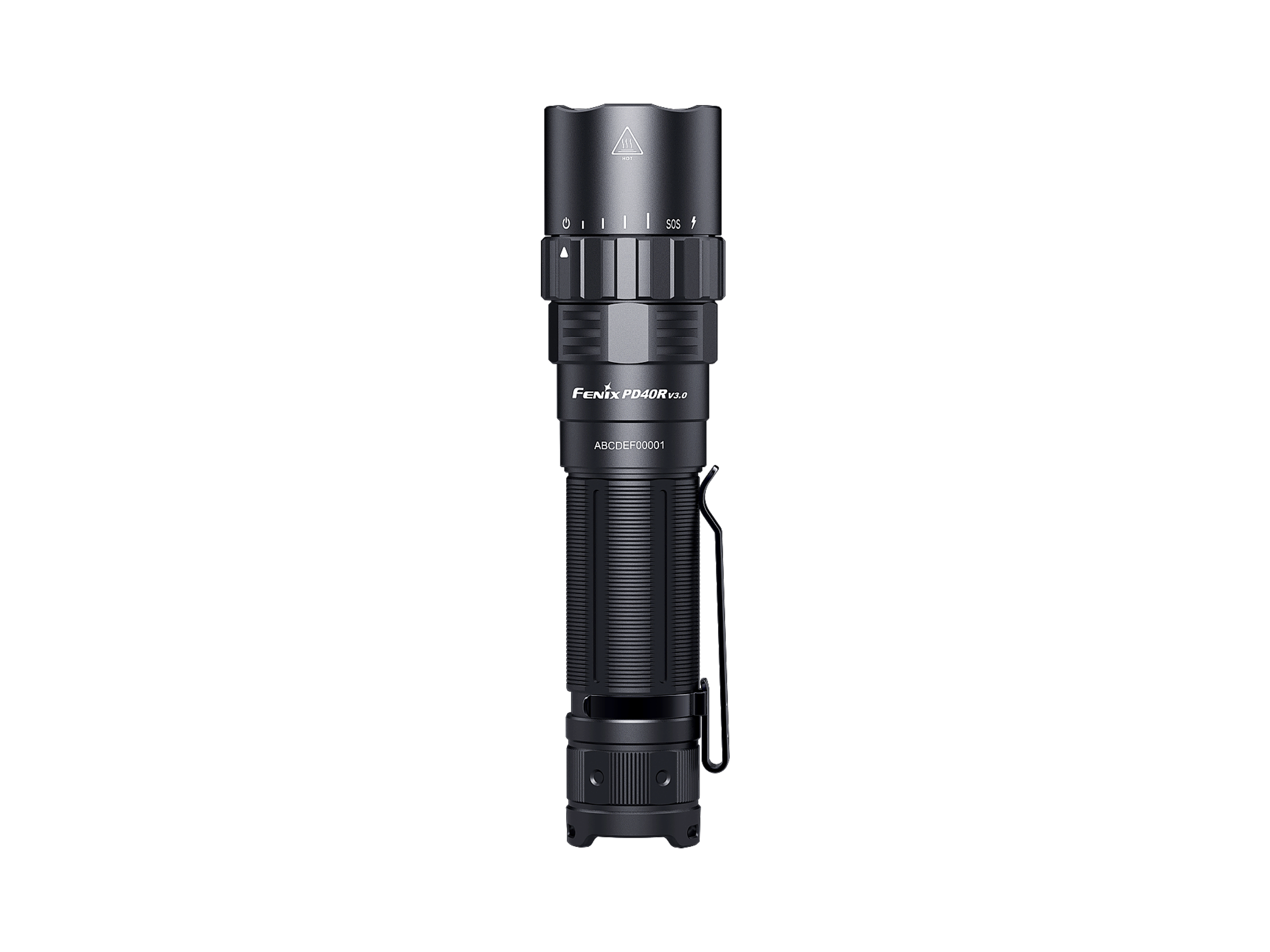 Fenix PD40R V3 Rechargeable Flashlight - 2000 Lumens, USB-C Charging, IP68 Waterproof Tactical Flashlight for Camping, Hiking, Emergency & Outdoor Adventures