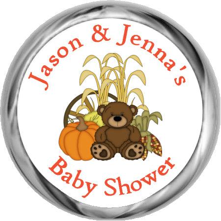 Fall Theme Stickers for Baby Shower Decorations - Seasonal Autumn Decals for Nursery, Scrapbooking & Party Invitations