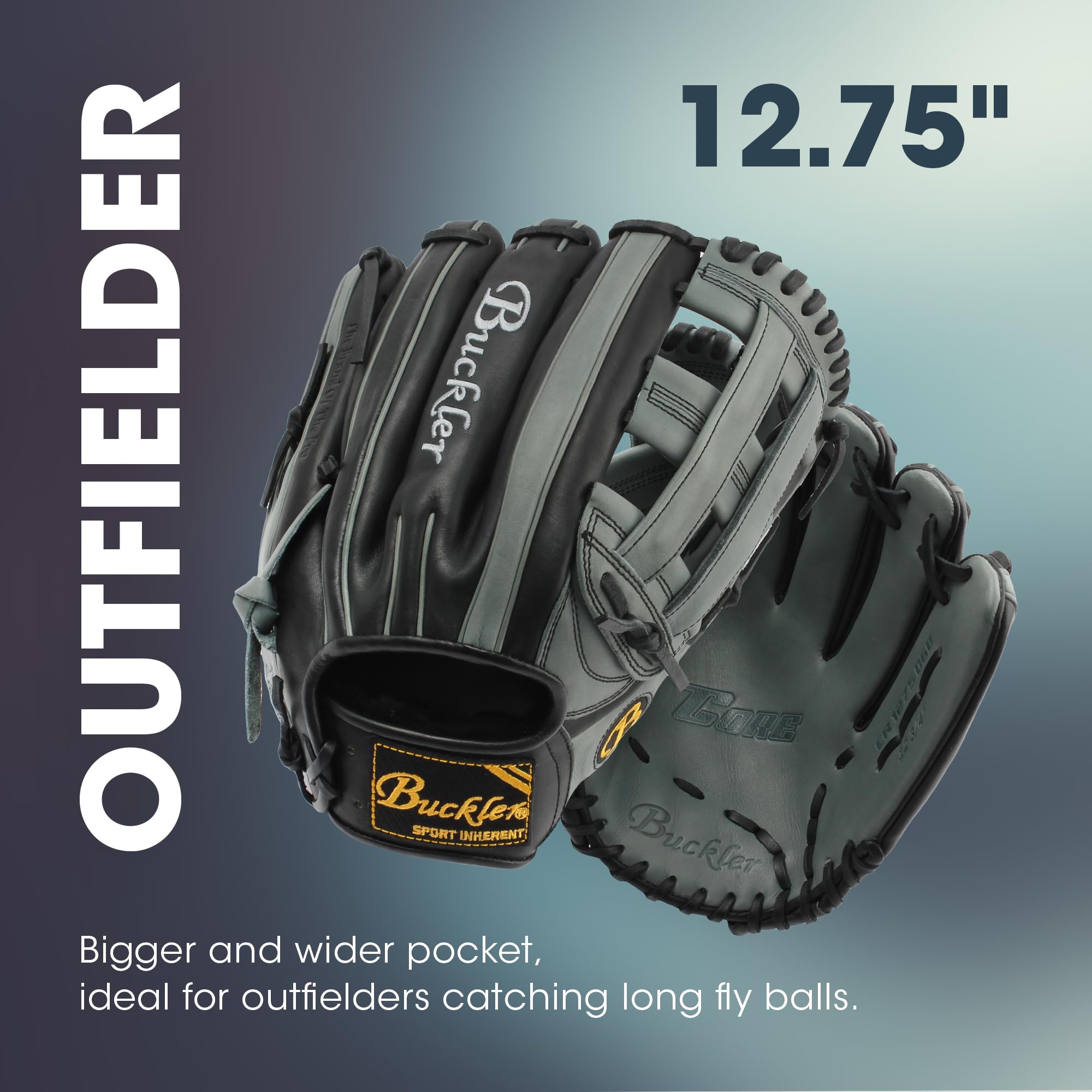 Buckler 'Core' Series Kip Leather Baseball Gloves - 12.75
