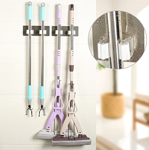 A Clutter-Free Home: The Story of Sarah and Her Wall-Mounted Mop Organizer